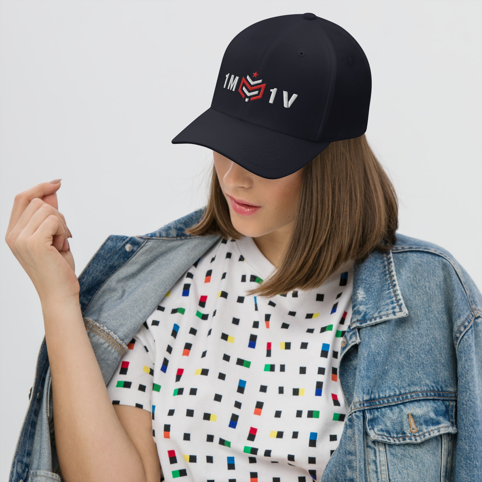 1M1V Fitted Hat - Image 3