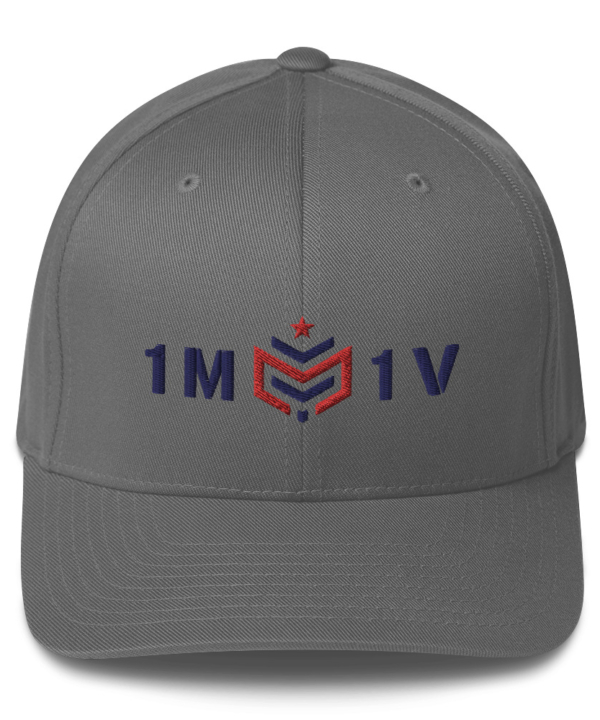 1M1V Fitted Cap - Light - Image 5