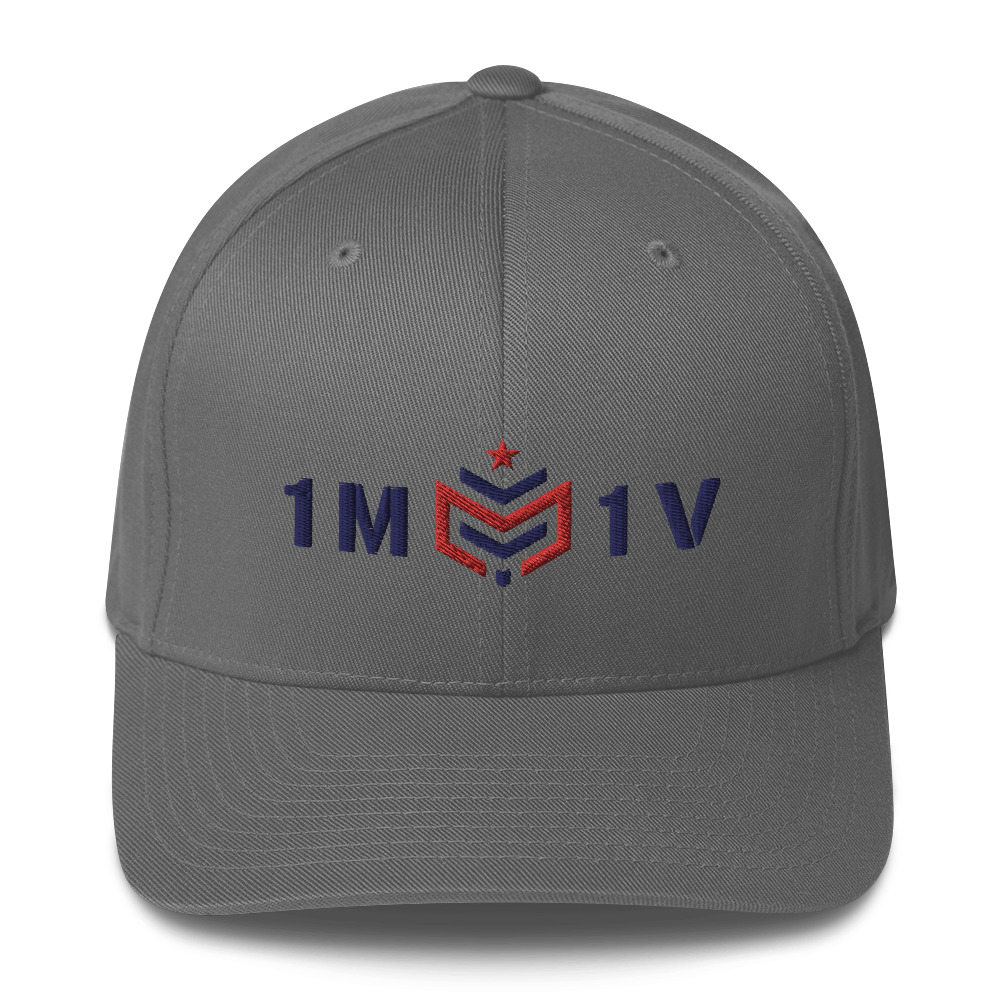 1M1V Fitted Cap - Light - Image 5