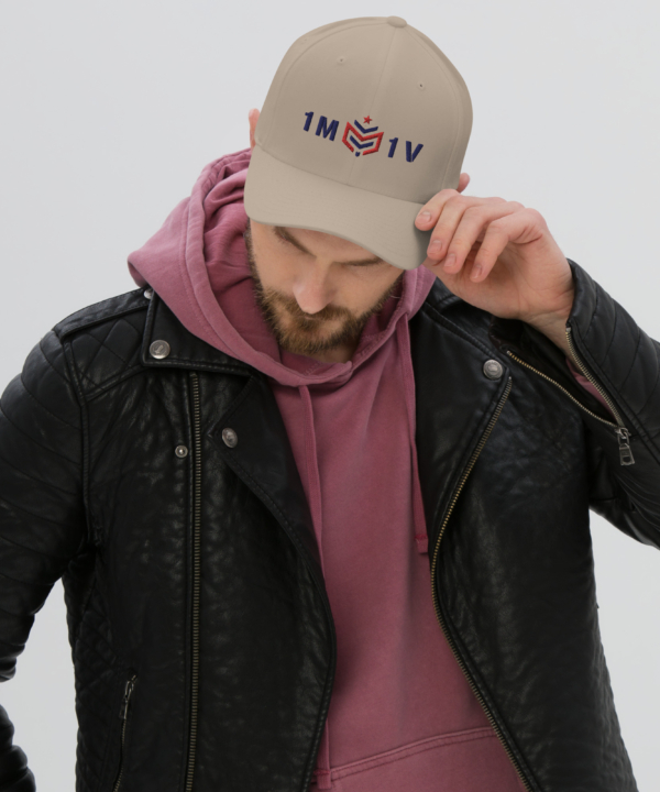 1M1V Fitted Cap - Light - Image 2