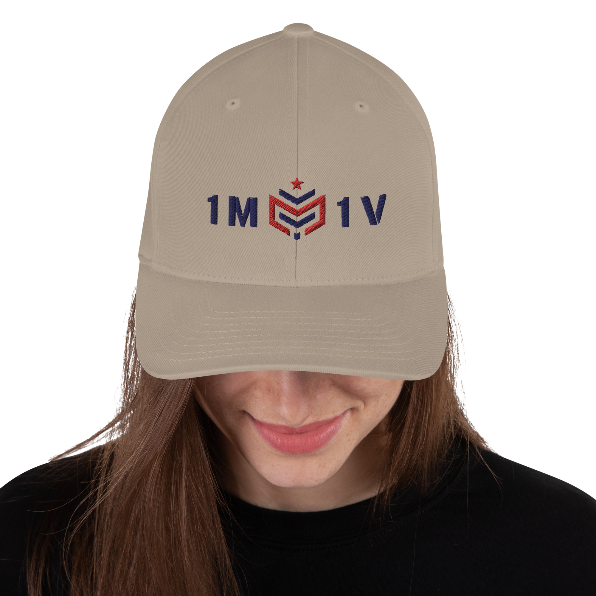 1M1V Fitted Cap - Light - Image 3