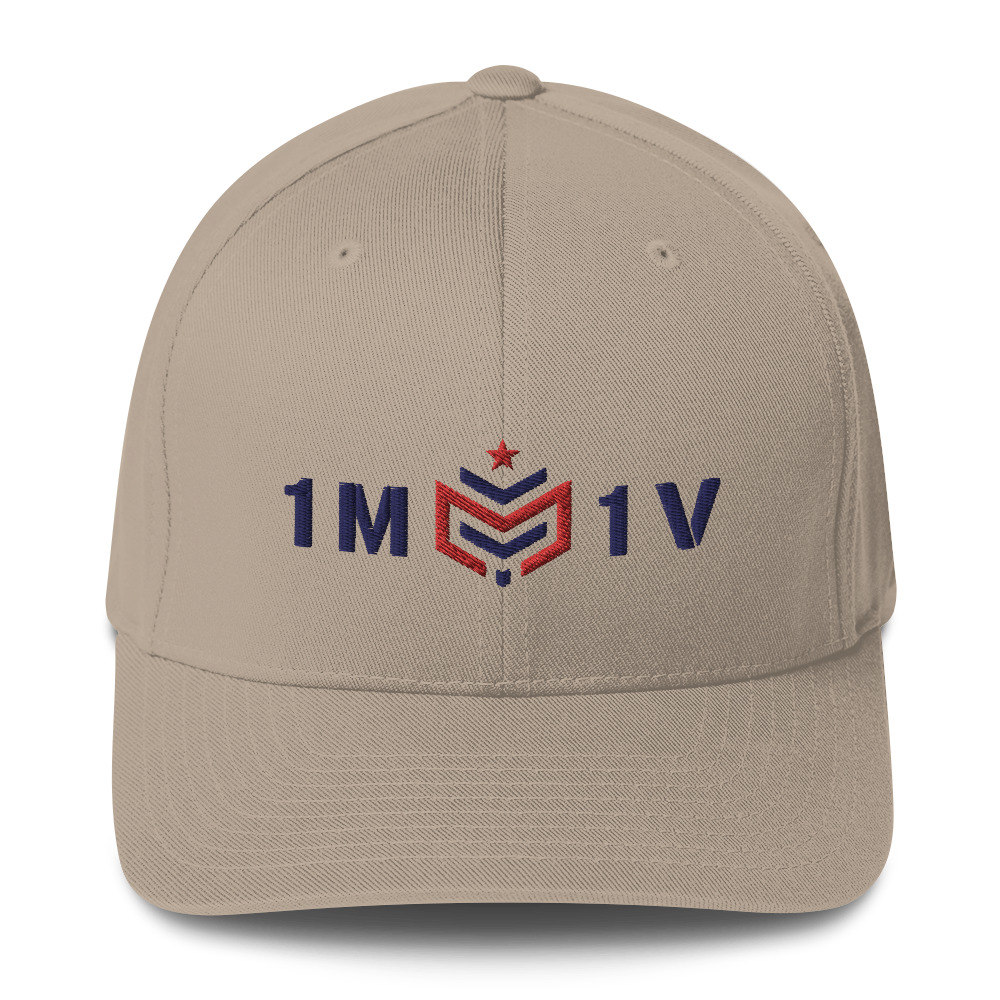 1M1V Fitted Cap - Light - Image 6