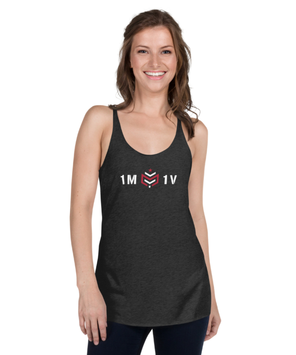 1M1V Racerback Tank - Dark - Image 2
