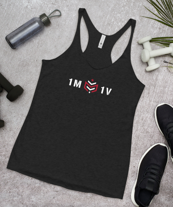 1M1V Racerback Tank - Dark - Image 3
