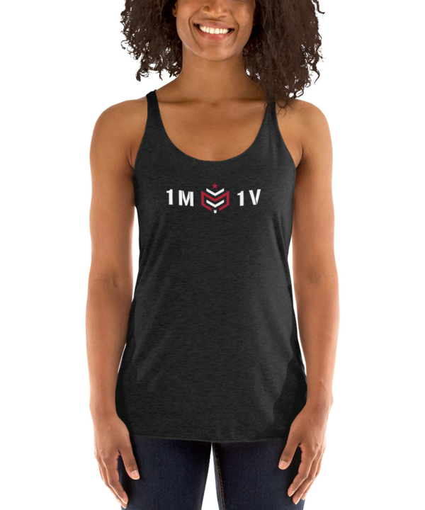 1M1V Racerback Tank - Dark - Image 4