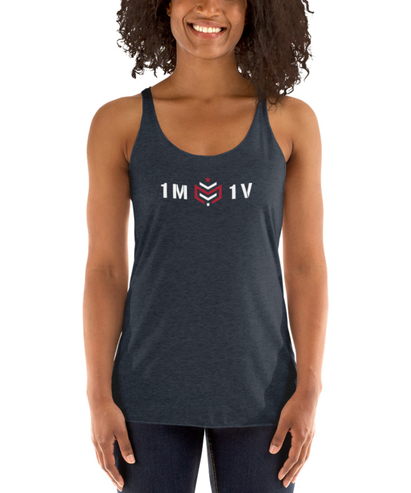1M1V Racerback Tank - Dark - Image 6