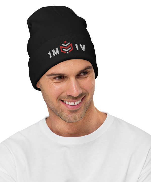 1M1V Embroidered Beanie