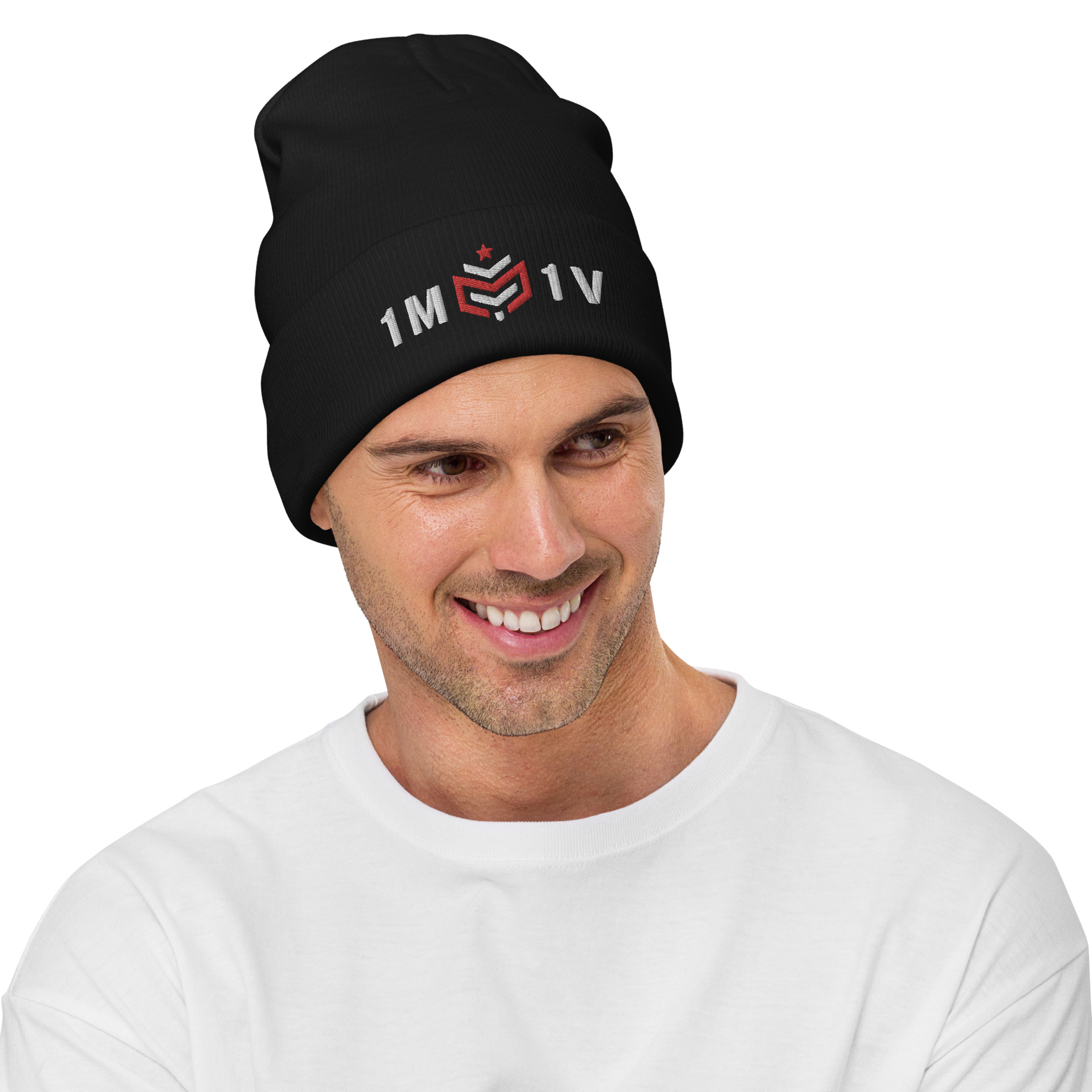 1M1V Embroidered Beanie