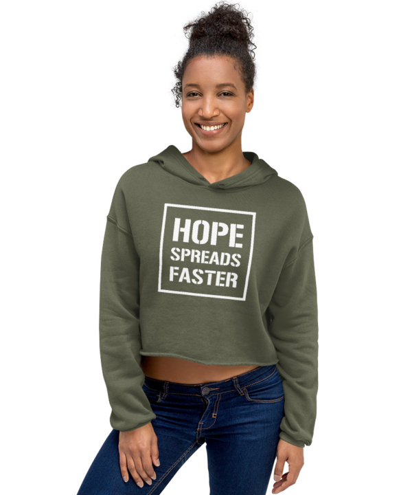 Hope Crop Hoodie - Image 2