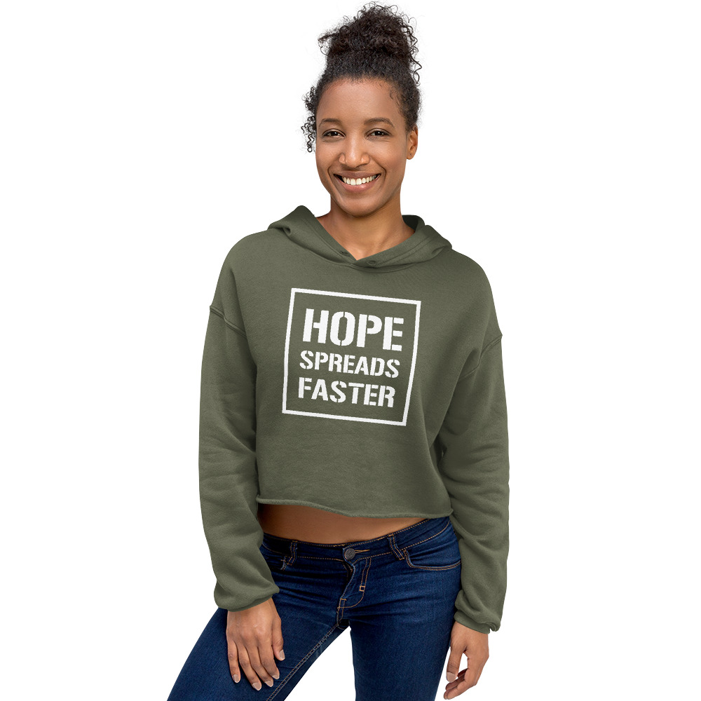 Hope Crop Hoodie - Image 2