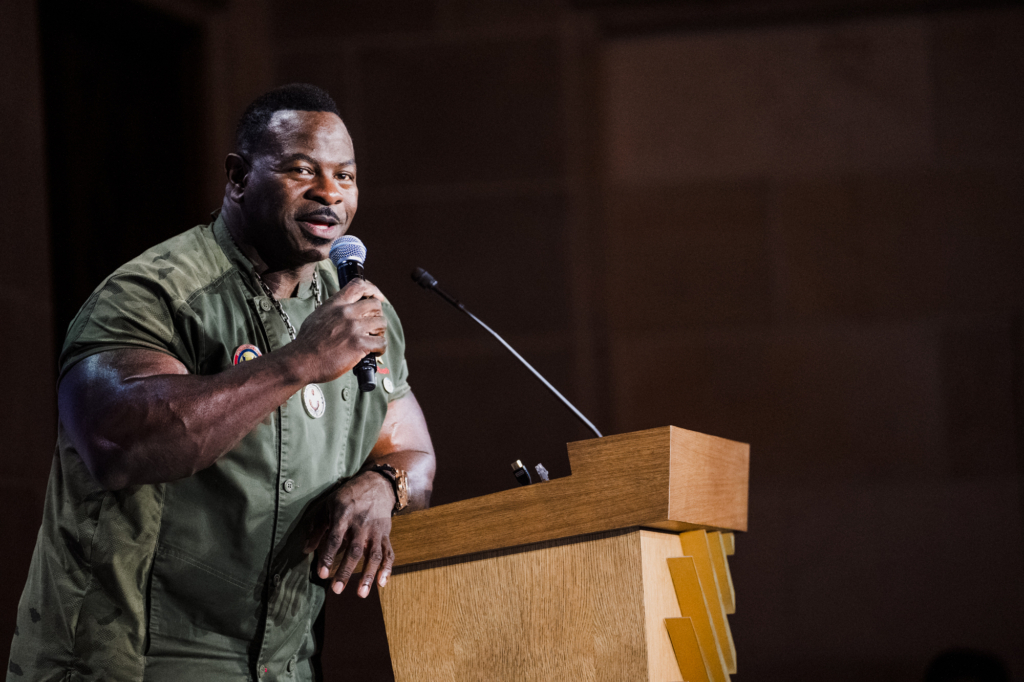 Chef Andre Rush, Face the Fight advocate